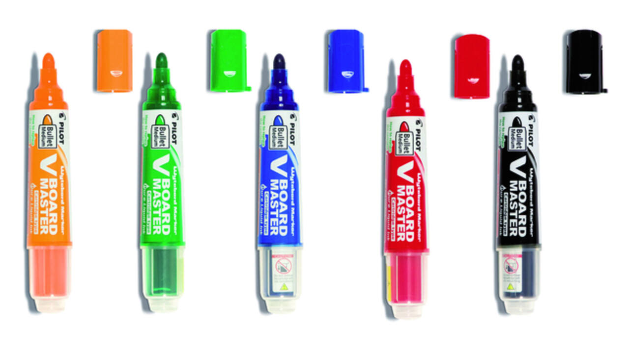 Whiteboardmarker PILOT Begreen rond medium assorti 5 stuks