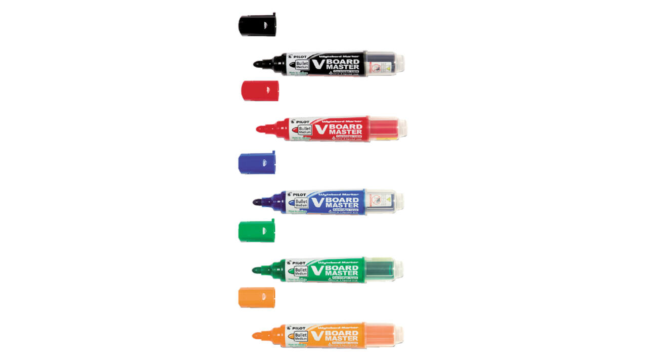 Whiteboardmarker PILOT Begreen rond medium assorti 5 stuks