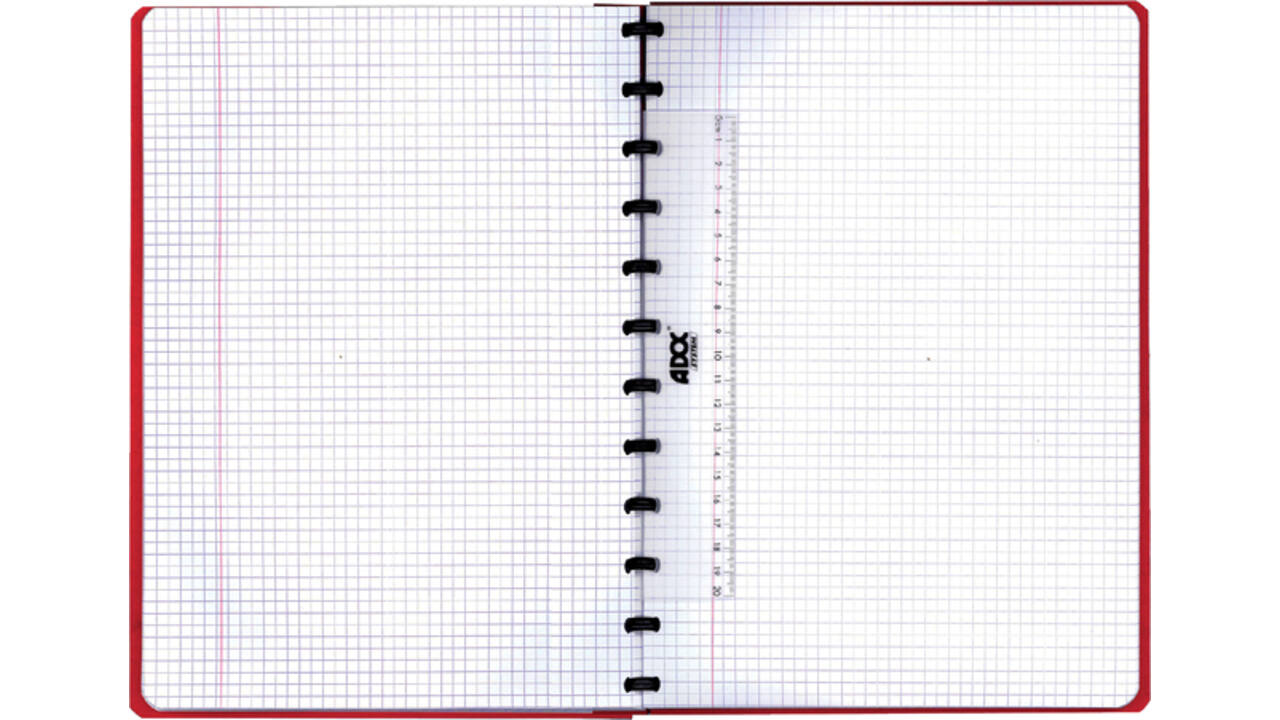Schrift Adoc Classic A4 ruit 5x5mm 144 pagina's 90gr assorti