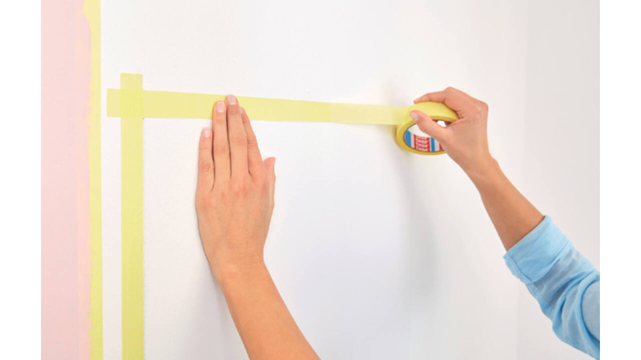 Afplaktape tesa®  Professional 25mx38mm geel
