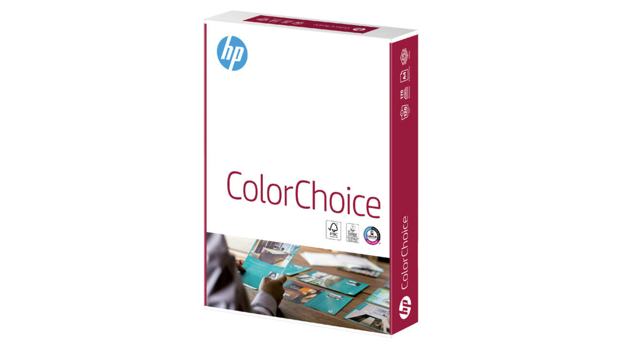 Kleurenlaserpapier HP Color Choice A4 120gr wit 250vel