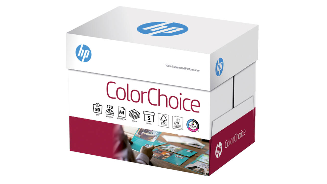 Kleurenlaserpapier HP Color Choice A4 90gr wit 500vel