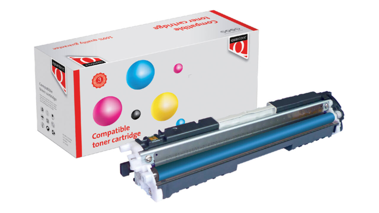 Tonercartridge Quantore alternatief tbv HP CE311A 126A blauw