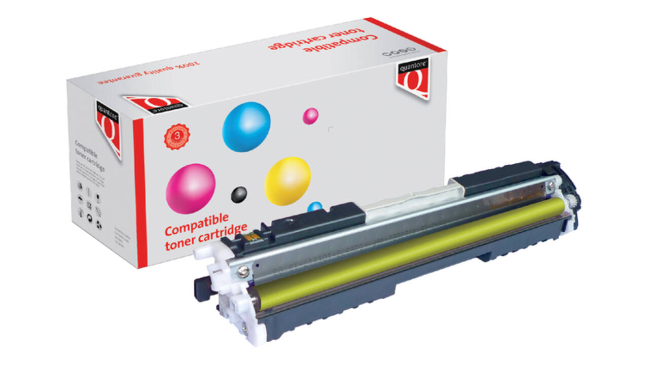 Tonercartridge Quantore alternatief tbv HP CE126A geel