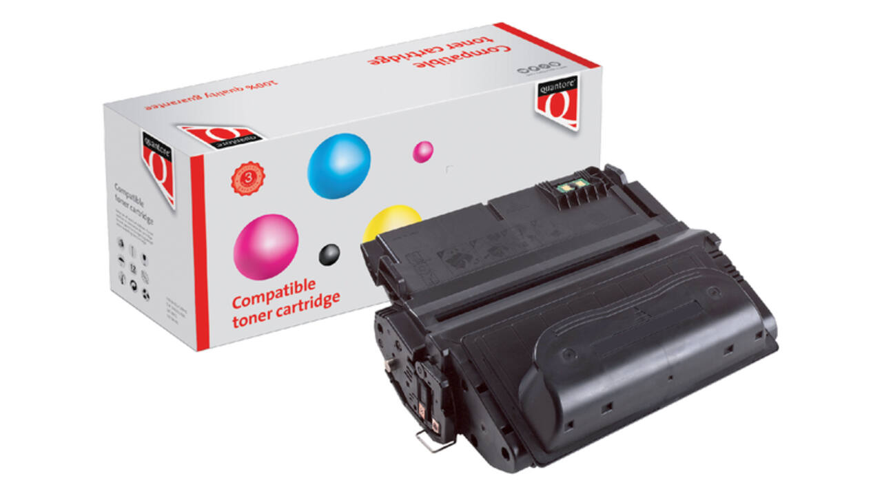 Tonercartridge Quantore alternatief tbv HP Q1338A 38A zwart