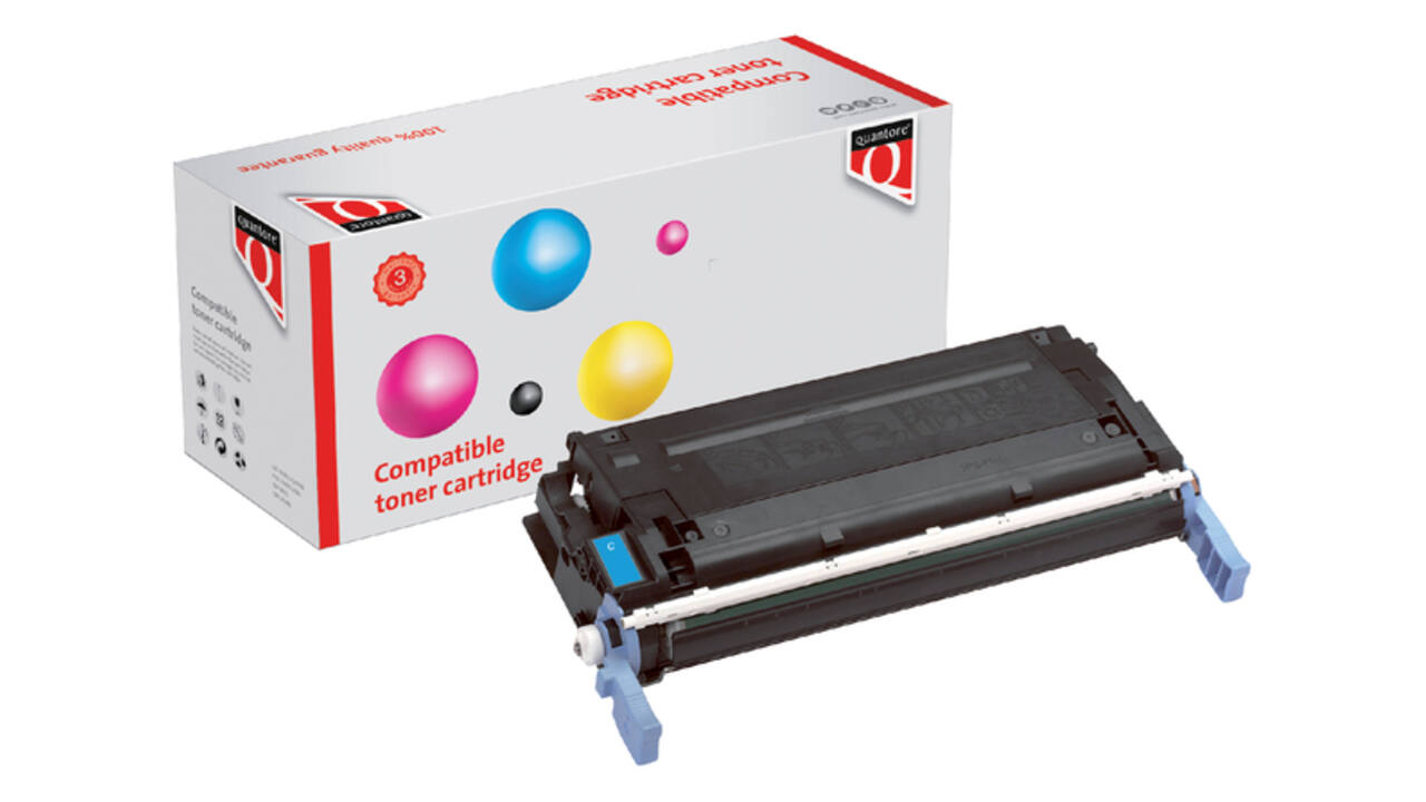 Tonercartridge Quantore alternatief tbv HP C9721A 641A blauw