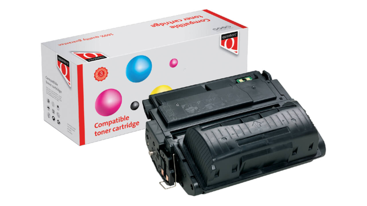 Tonercartridge Quantore alternatief tbv HP Q5942A 42A zwart