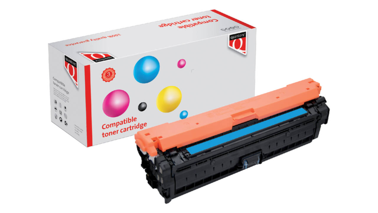 Tonercartridge Quantore alternatief tbv HP CE341A 651A blauw