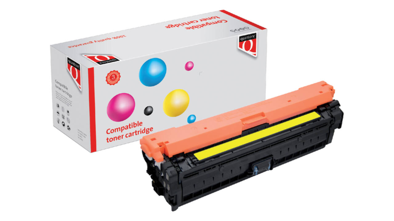 Tonercartridge Quantore alternatief tbv HP CE342A 651A geel