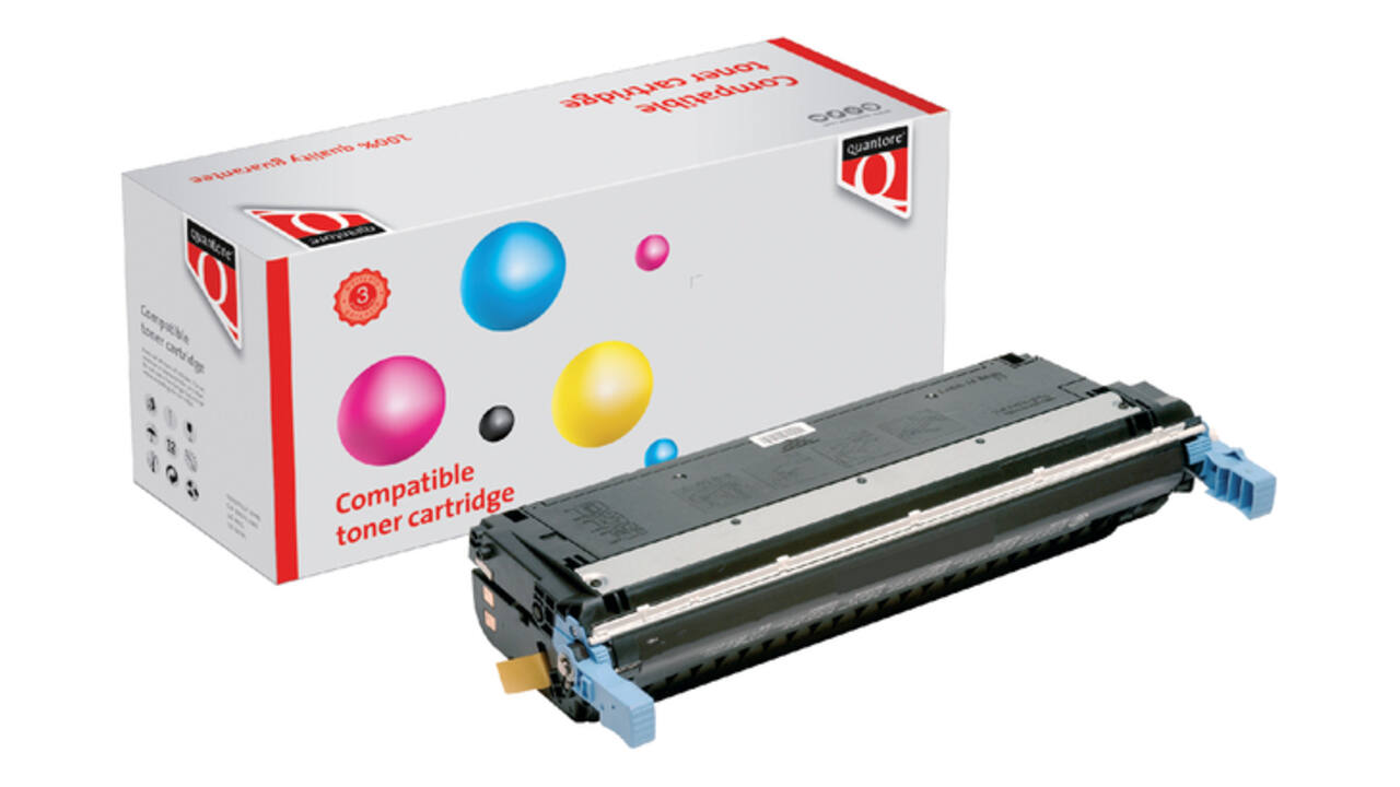 Tonercartridge Quantore alternatief tbv HP C9730A 645A zwart