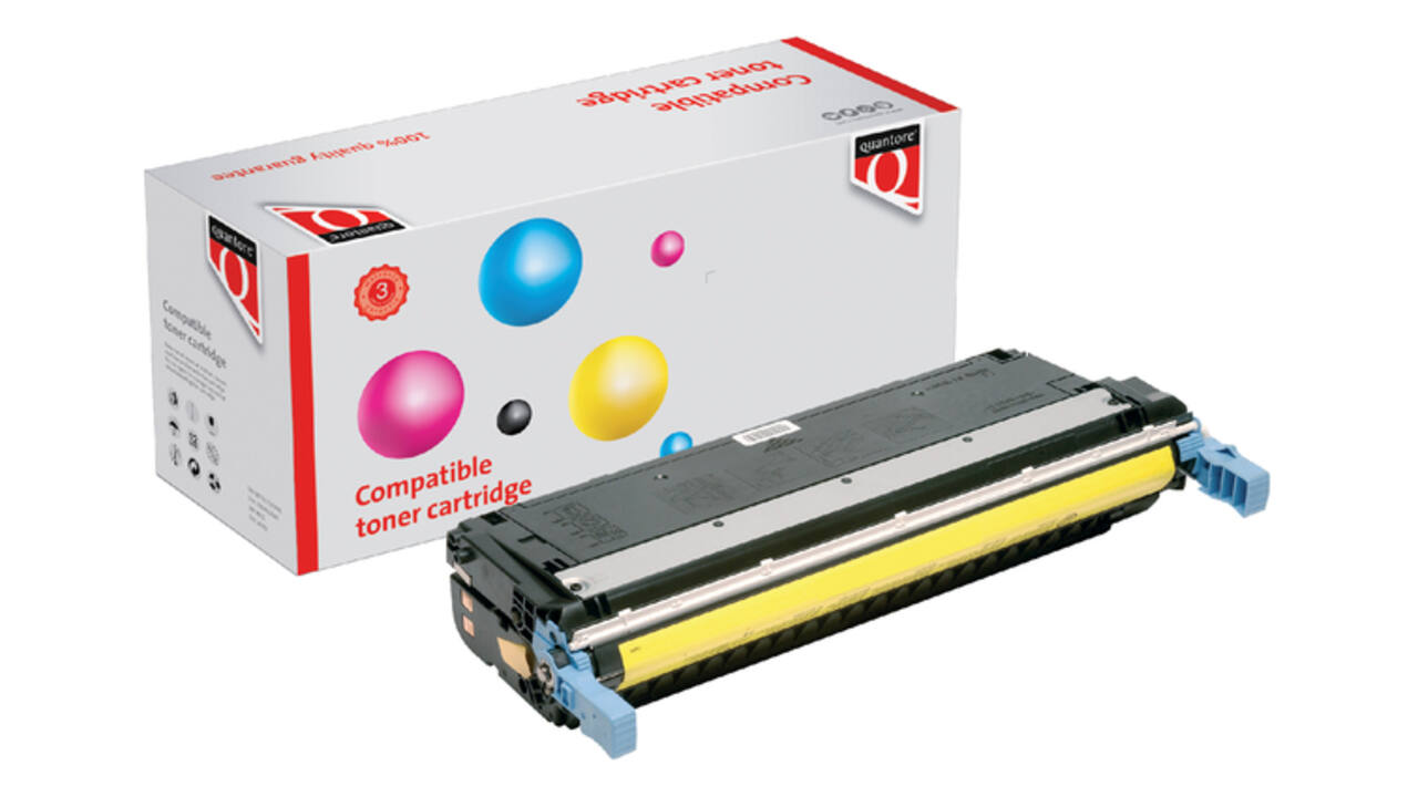 Tonercartridge Quantore alternatief tbv HP C9732A 645A geel