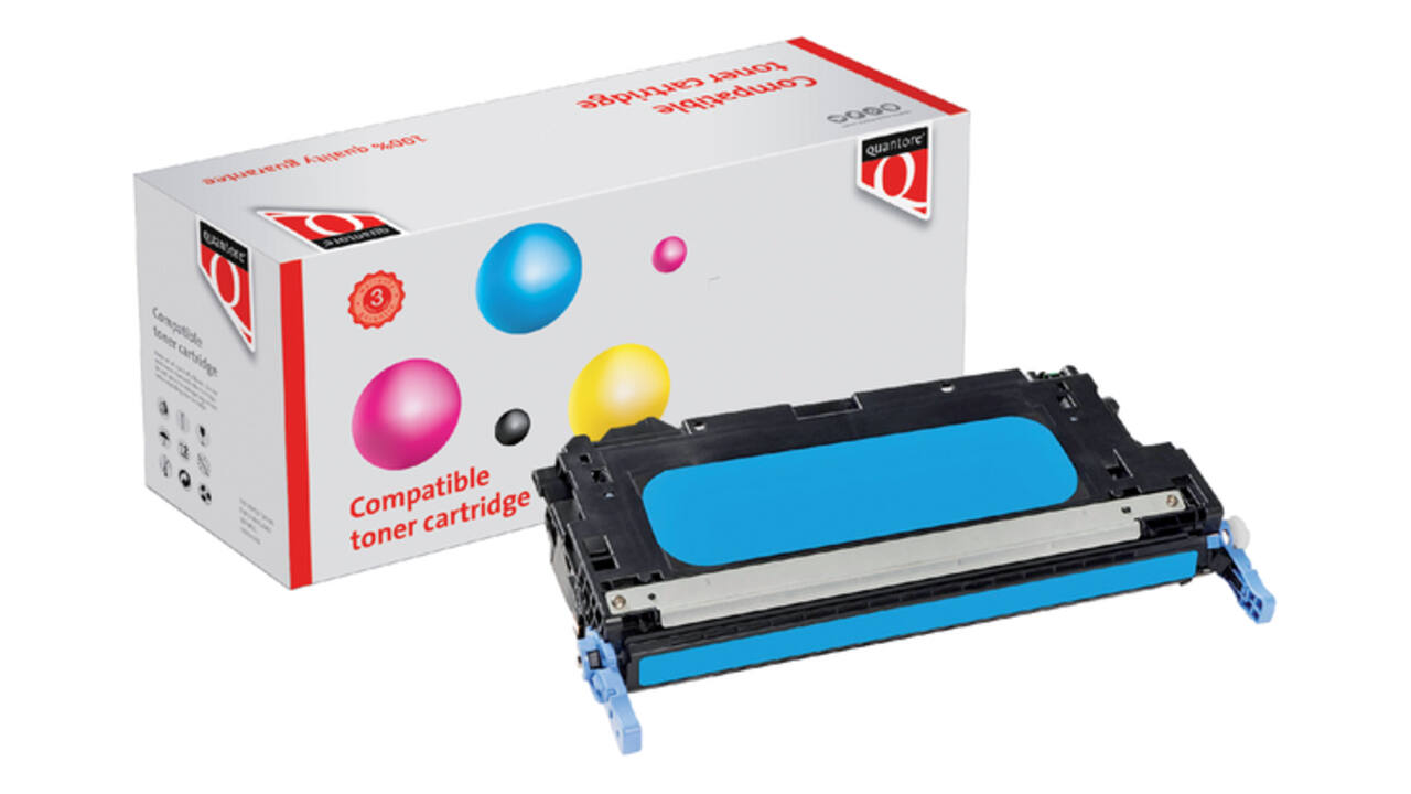 Tonercartridge Quantore alternatief tbv HP Q7581A 503A blauw
