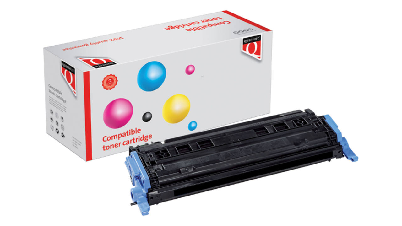 Tonercartridge Quantore alternatief tbv HP Q6000A 124A zwart