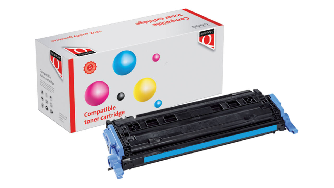 Tonercartridge Quantore alternatief tbv HP Q6001A 124A blauw