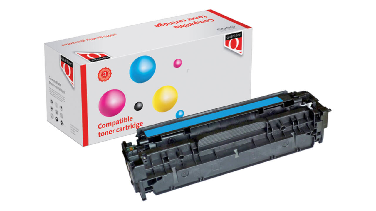 Tonercartridge Quantore alternatief tbv HP CE411A 305A blauw
