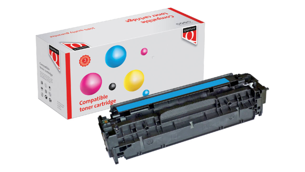 Tonercartridge Quantore alternatief tbv HP CC531A 304A blauw