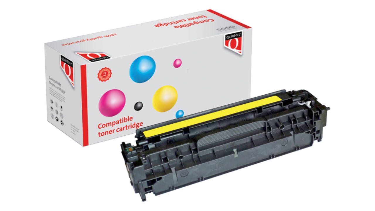 Tonercartridge Quantore alternatief tbv HP CC532A 304A  geel