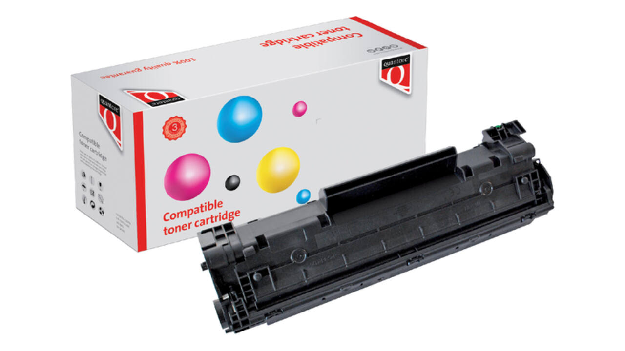 Tonercartridge Quantore alternatief tbv HP CB435A 35A zwart