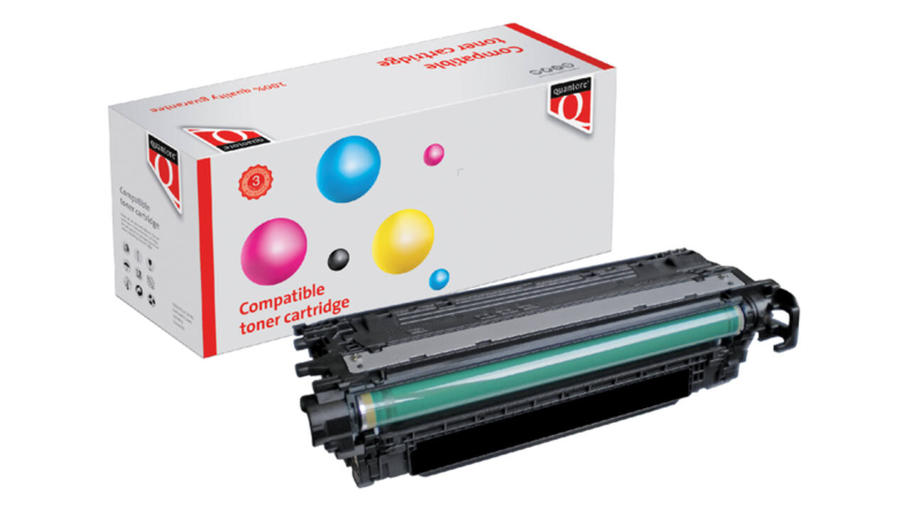 Tonercartridge Quantore alternatief tbv HP CE250X 504X zwart