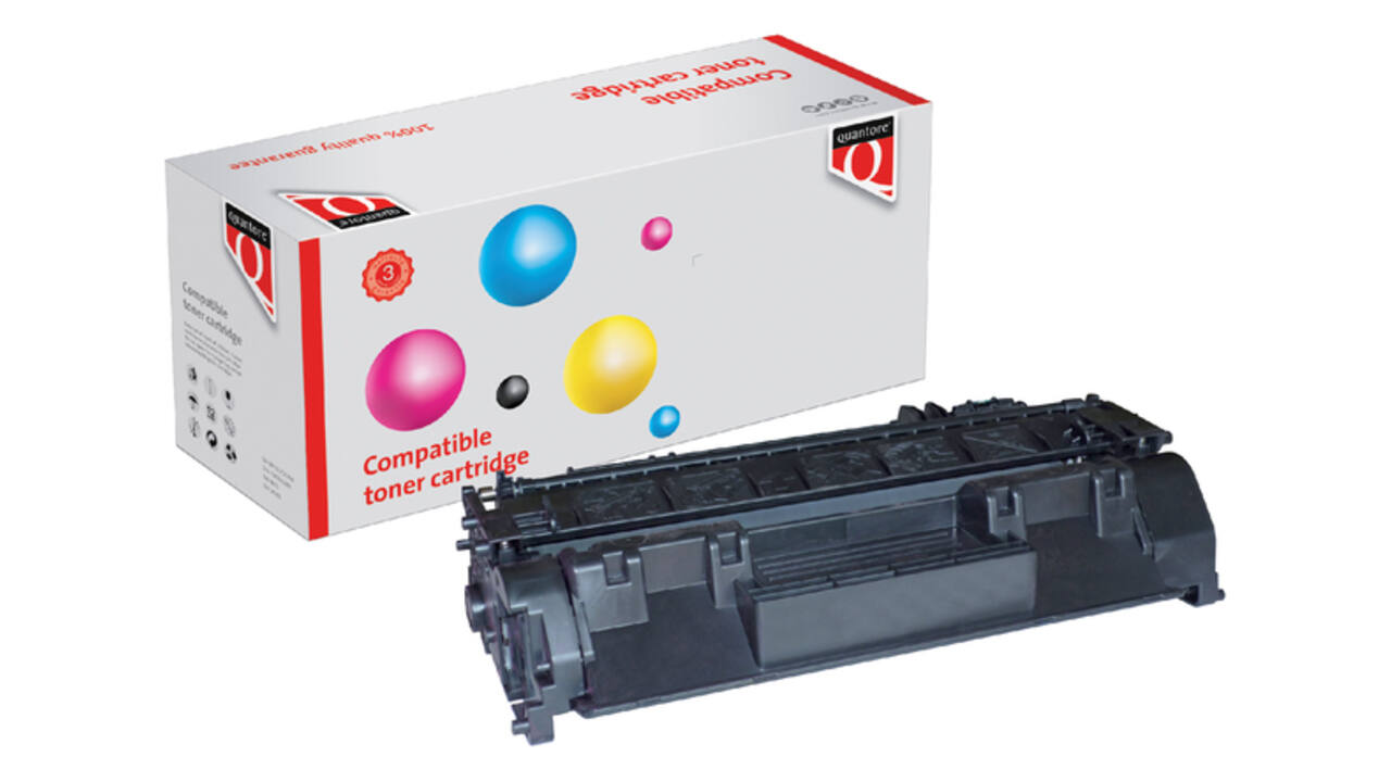 Tonercartridge Quantore alternatief tbv HP CE505A 05A zwart