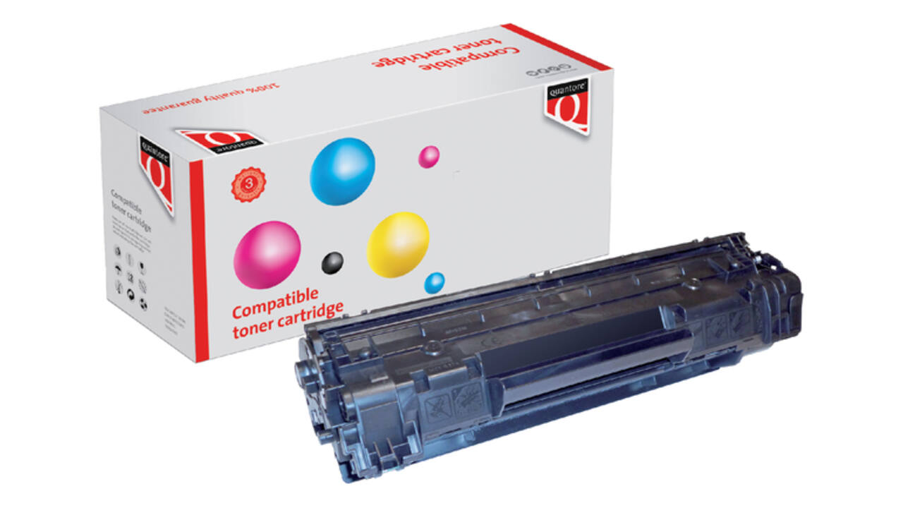 Tonercartridge Quantore alternatief tbv HP CE285A 85A zwart