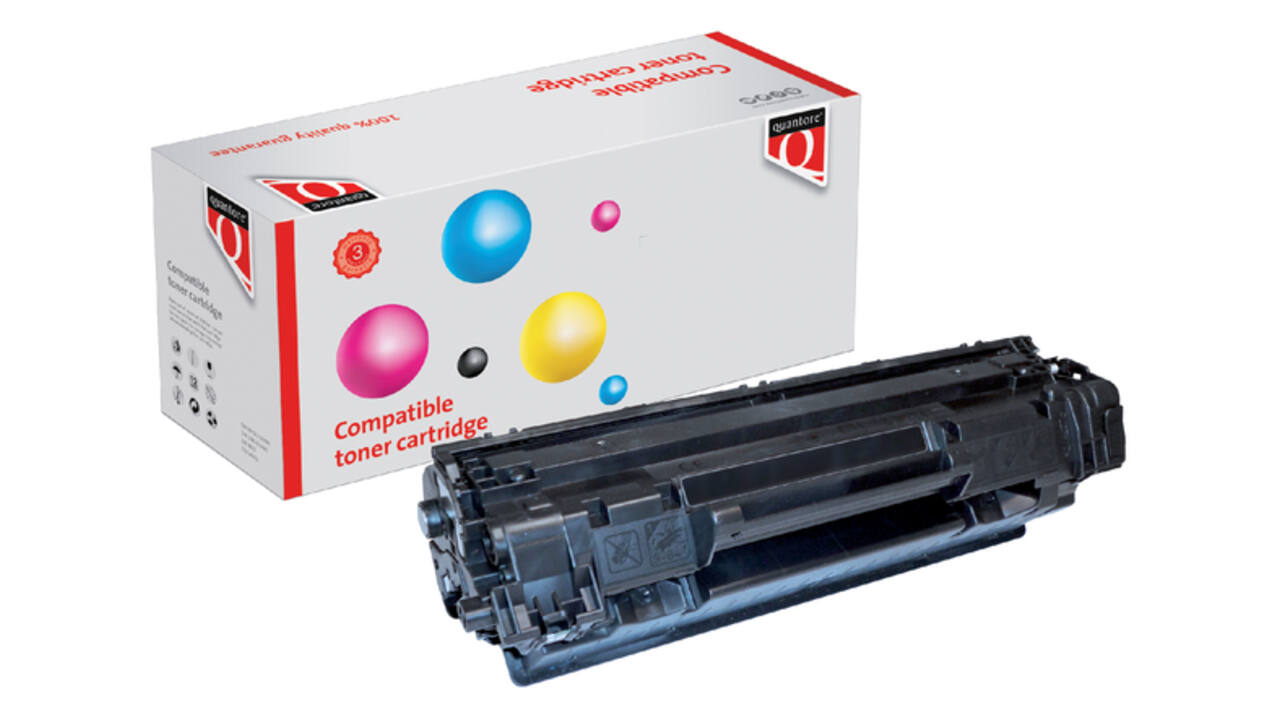 Tonercartridge Quantore alternatief tbv HP CE278A  / CE278X 78A / 78X zwart HC