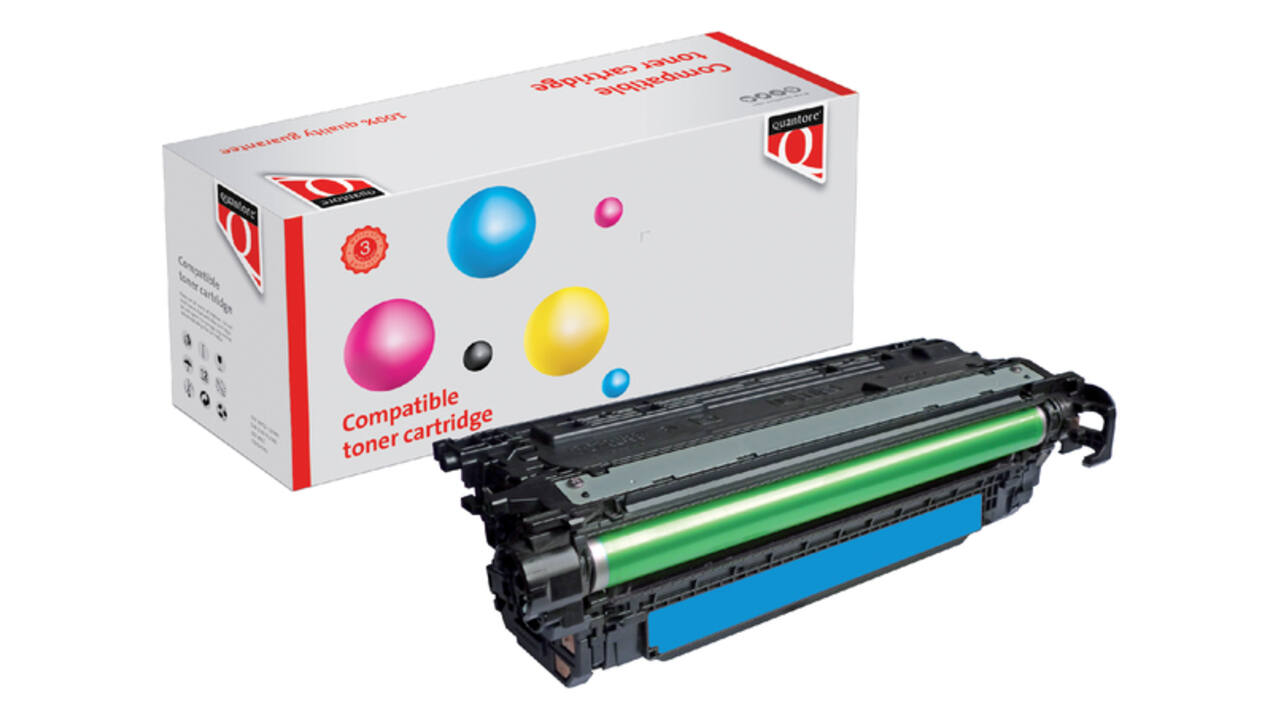 Tonercartridge Quantore alternatief tbv HP CE261A 648A blauw
