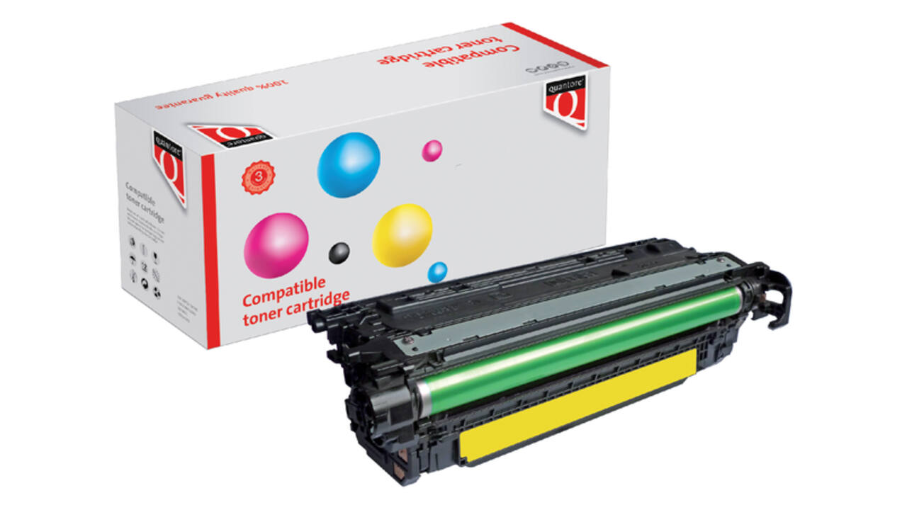Tonercartridge Quantore alternatief tbv HP CE262A 648A geel