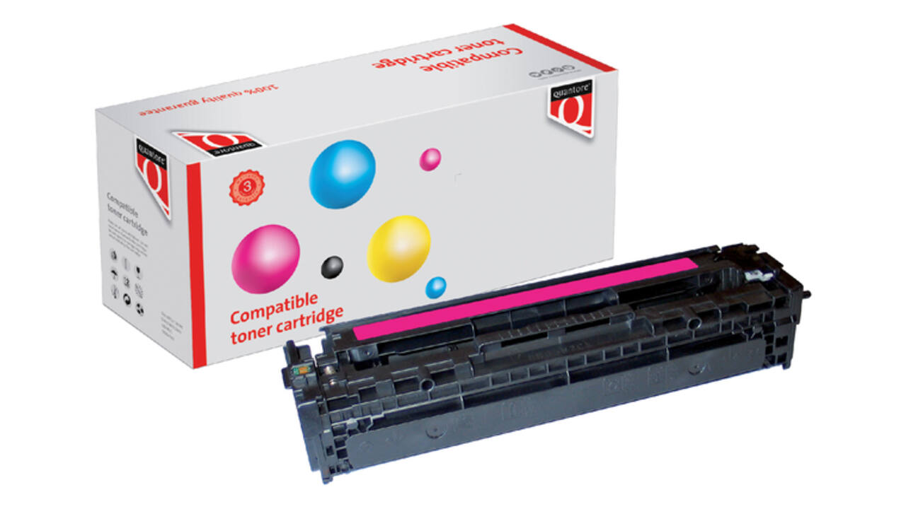 Tonercartridge Quantore alternatief tbv HP CE323A 128A rood