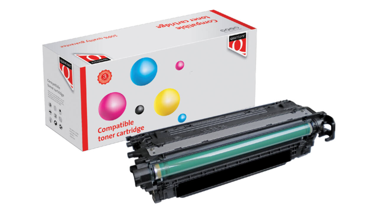 Tonercartridge Quantore alternatief tbv HP CE250A 504A zwart