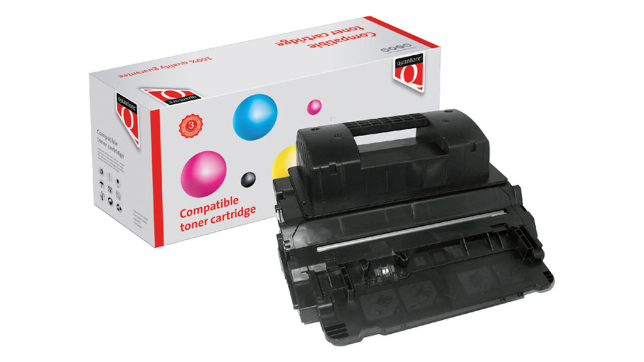 Tonercartridge Quantore alternatief tbv HP CE390A 90A zwart