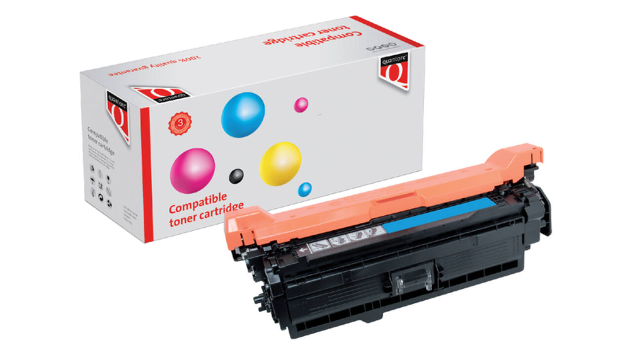 Tonercartridge Quantore alternatief tbv HP CE401A 507A blauw