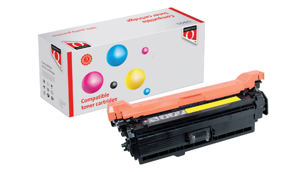 Tonercartridge Quantore alternatief tbv HP CE402A 507A geel