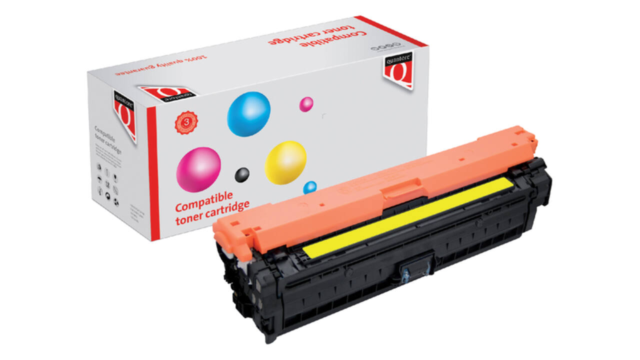Tonercartridge Quantore alternatief tbv HP CE272A 650A geel