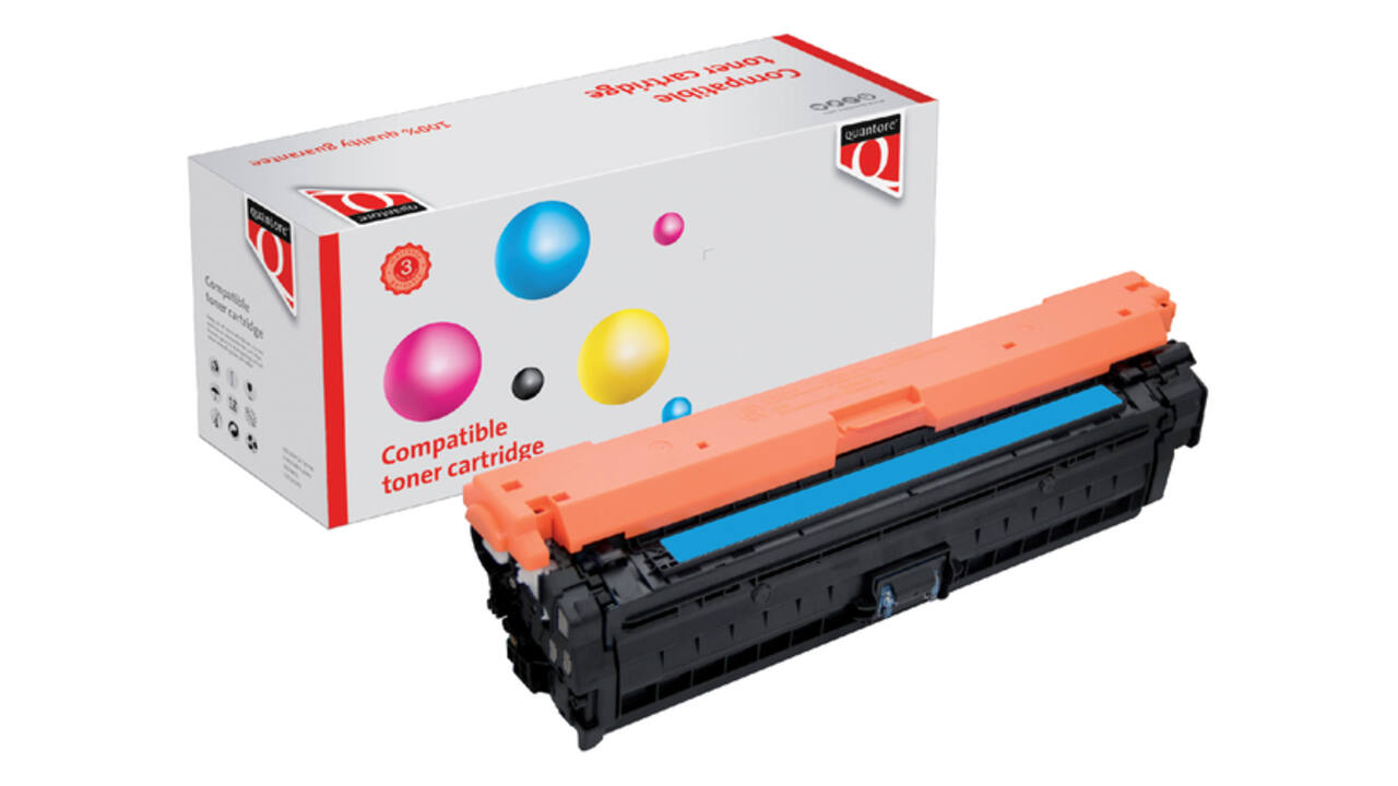 Tonercartridge Quantore alternatief tbv HP CE741A 307A blauw