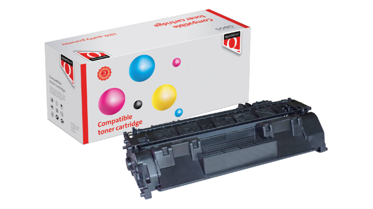 Tonercartridge Quantore alternatief tbv HP CF280A 80A zwart