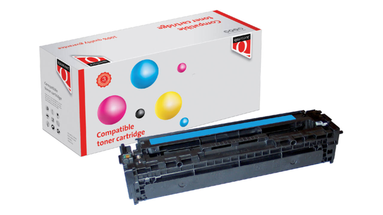 Tonercartridge Quantore alternatief tbv HP CF211A 131A blauw
