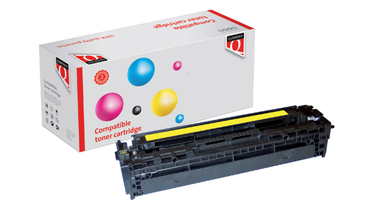 Tonercartridge Quantore alternatief tbv HP CF212A 131A geel