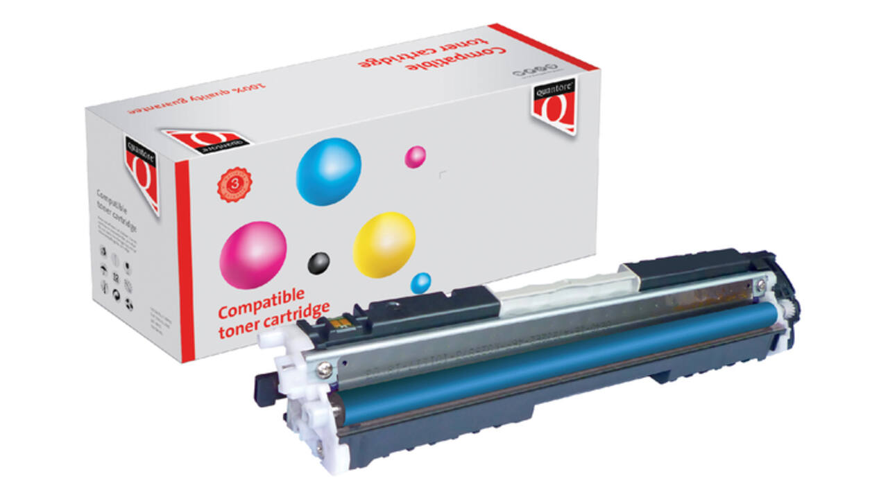 Tonercartridge Quantore alternatief tbv HP CF351A 130A blauw