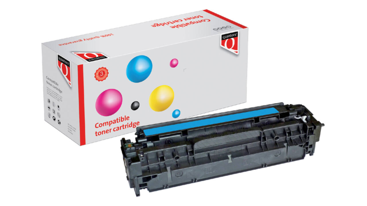 Tonercartridge Quantore alternatief tbv HP CF381A 312A blauw