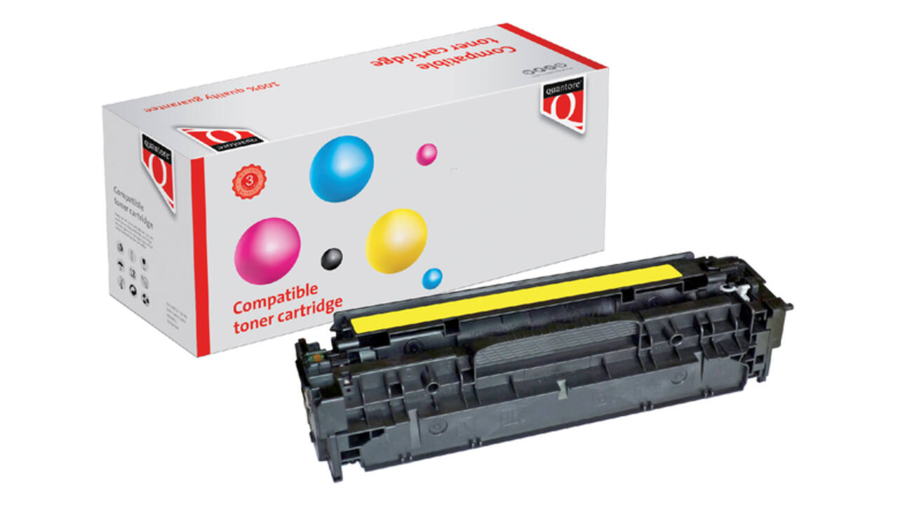 Tonercartridge Quantore alternatief tbv HP CF382A geel
