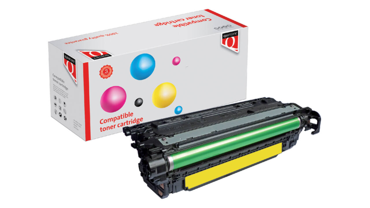 Tonercartridge Quantore alternatief tbv HP CF322A 653A geel