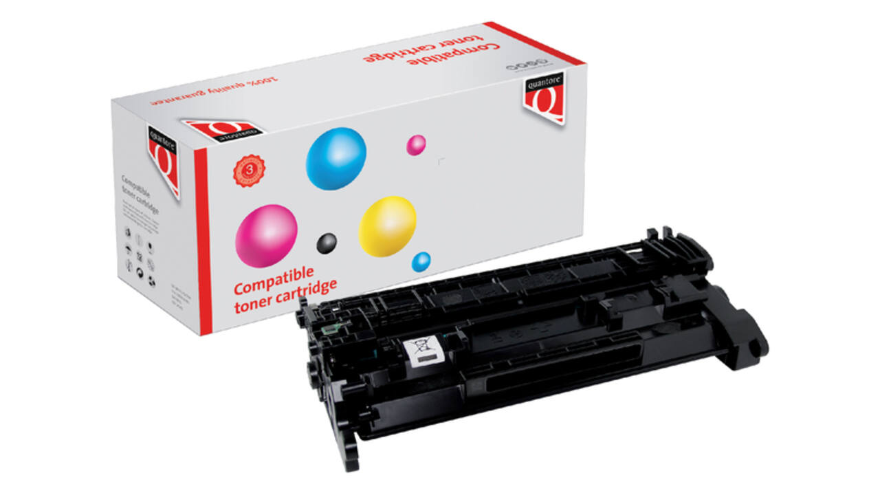 Tonercartridge Quantore alternatief tbv HP CF226X 26X zwart