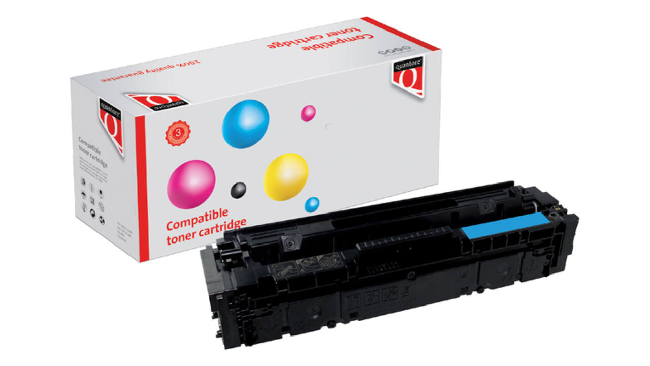 Tonercartridge Quantore alternatief tbv HP CF401A 201A blauw
