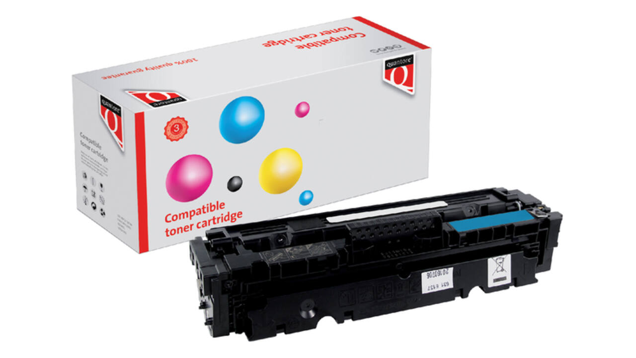 Tonercartridge Quantore alternatief tbv HP CF411A 410A blauw
