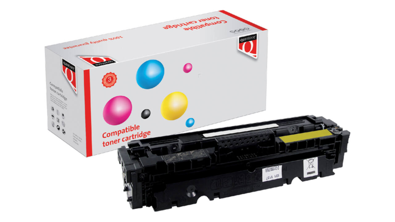 Tonercartridge Quantore alternatief tbv HP CF412A 410A geel