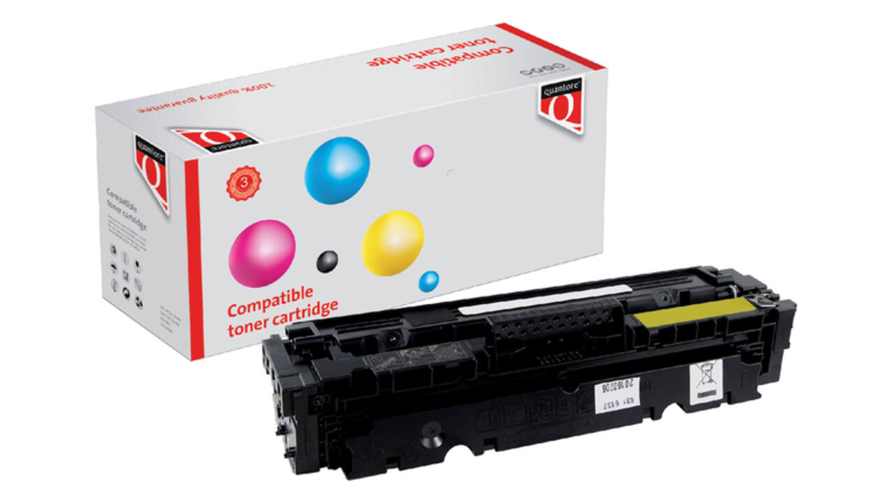Tonercartridge Quantore alternatief tbv HP CF412X 410X geel