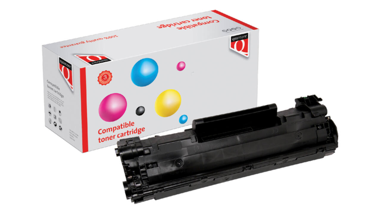 Tonercartridge Quantore alternatief tbv Canon 728 zwart