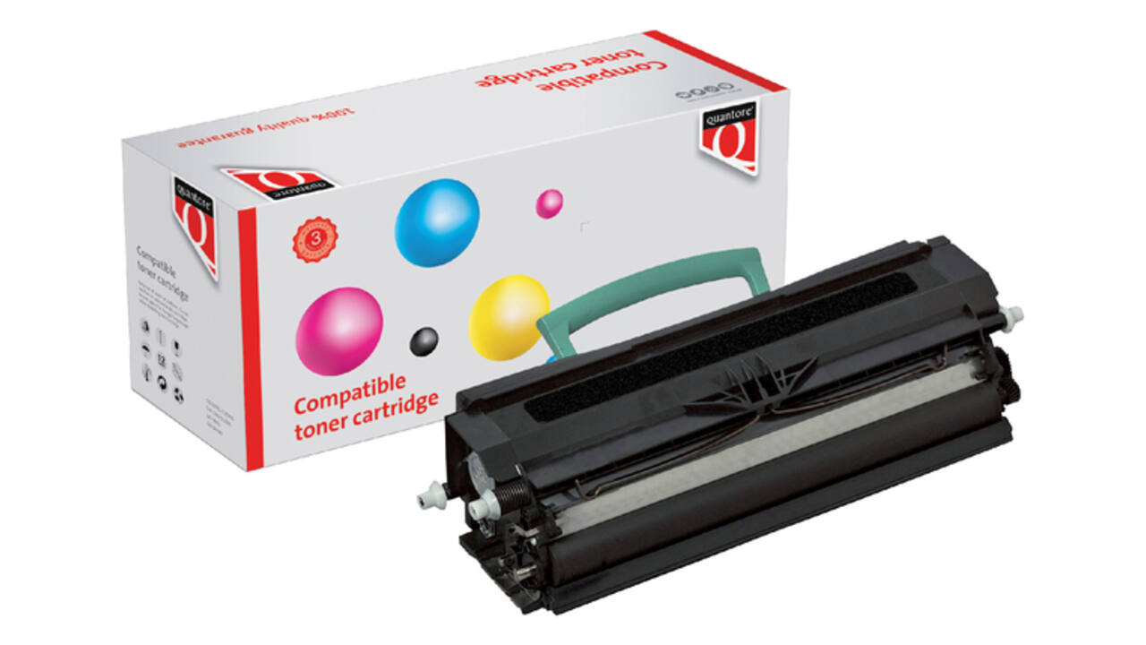 Tonercartridge Quantore alternatief tbv Lexmark E250A11E zwart