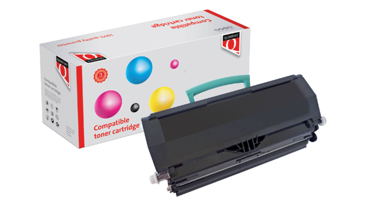Tonercartridge Quantore alternatief tbv Lexmark E260A11E zwart